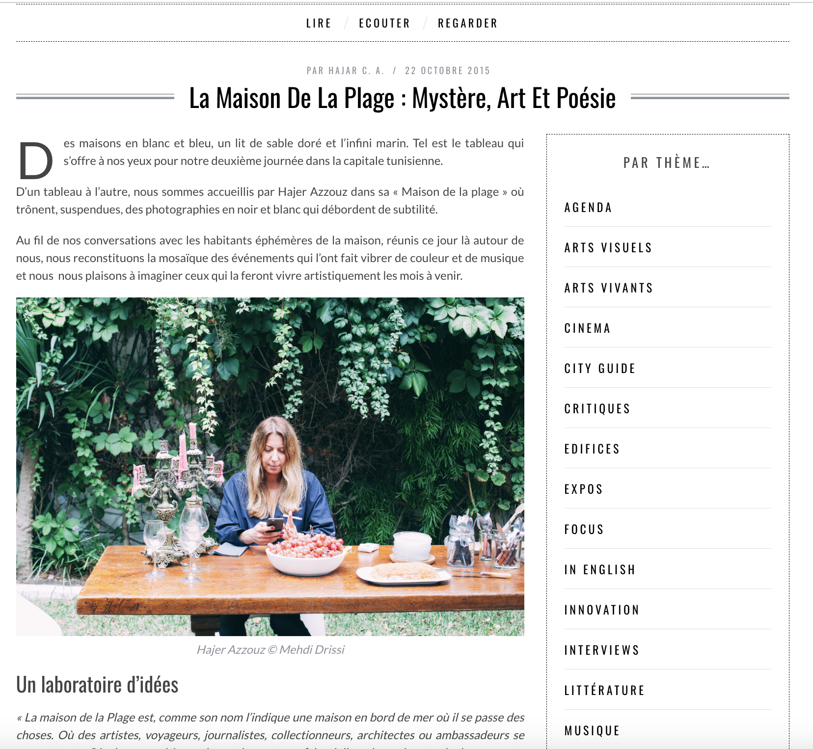 La Maison De La Plage : Mystère, Art Et Poésie